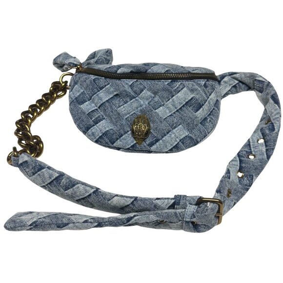 Kurt Geiger London Denim Kensington Belt Bag – New (No Tags) - Picture 11 of 15